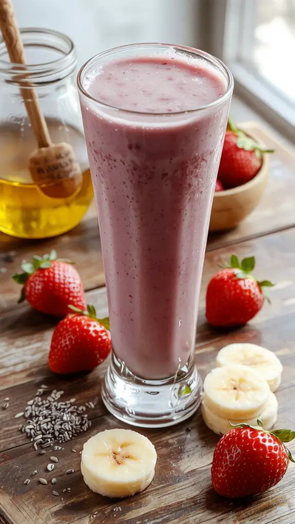 The Best Homemade Strawberry Banana Smoothie Recipe 1 creamy fruity blended drink