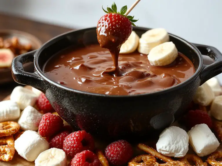 The Best Homemade Chocolate Fondue Recipe 2