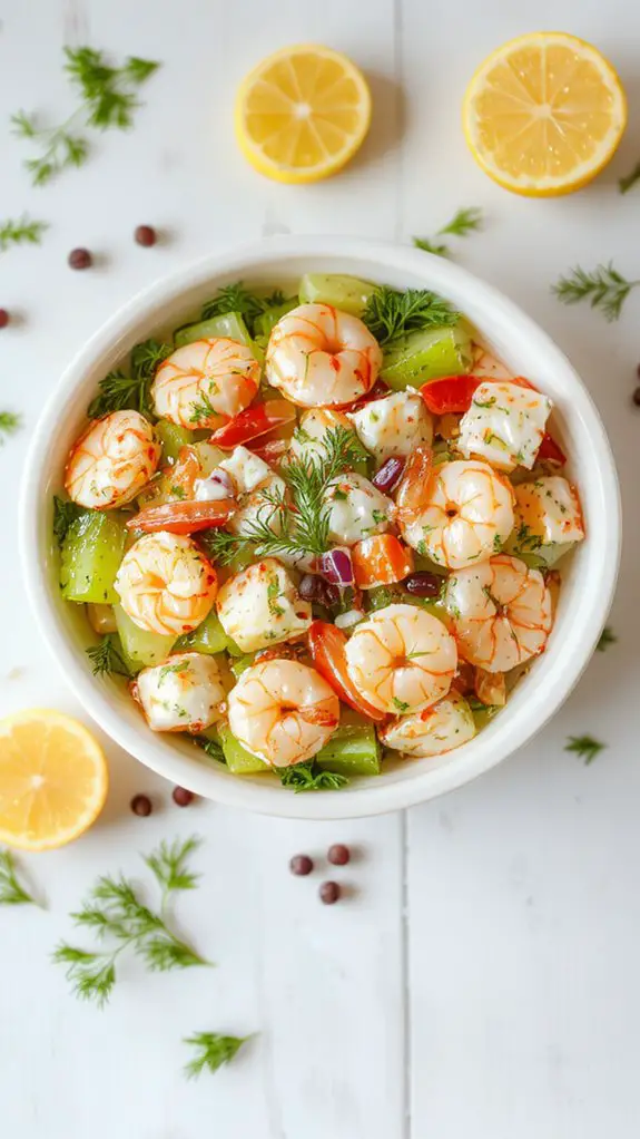 The Best Homemade Seafood Salad Recipe 3 creamy seafood salad recipe