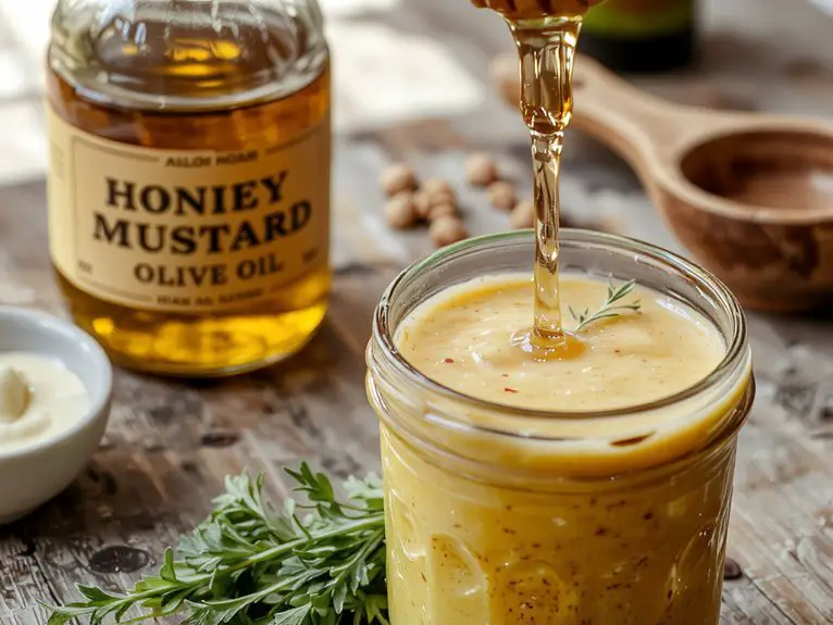 The Best Homemade Honey Mustard Dressing Recipe 2