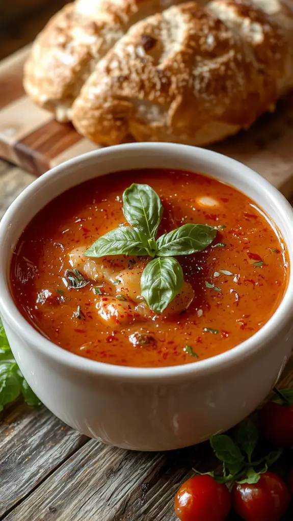 The Best Homemade Tomato Basil Soup Recipe 3 creamy tomato basil soup