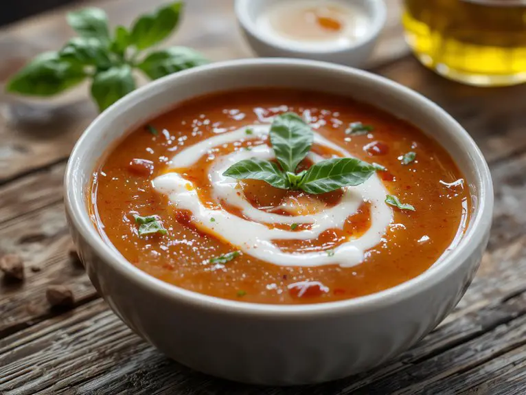 The Best Homemade Tomato Basil Soup Recipe 2
