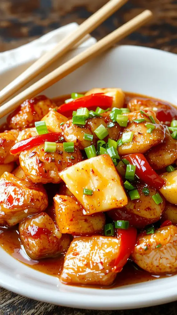 The Best Homemade Sweet and Sour Chicken Recipe 3 crisp vegetable finish