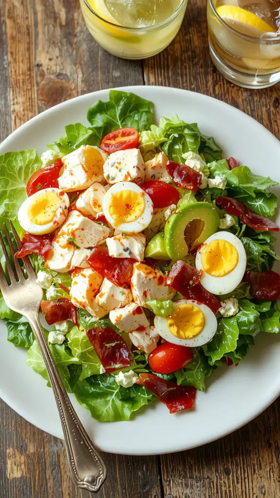 The Best Homemade Cobb Salad Recipe 3 crispy bacon fresh ingredients