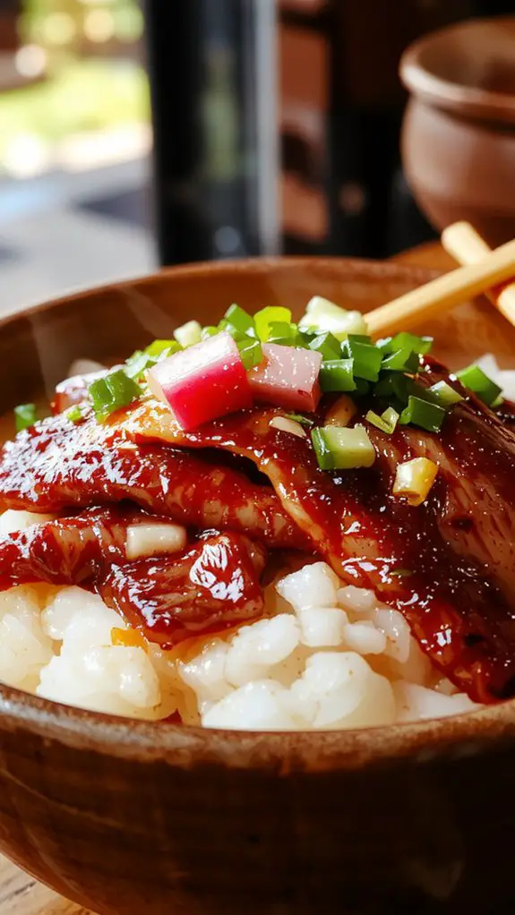 The Best Homemade Gyudon Recipe 1 delicious japanese beef bowl