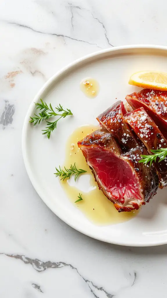 The Best Homemade Tuna Steak Recipe 3 doneness rest slice serve