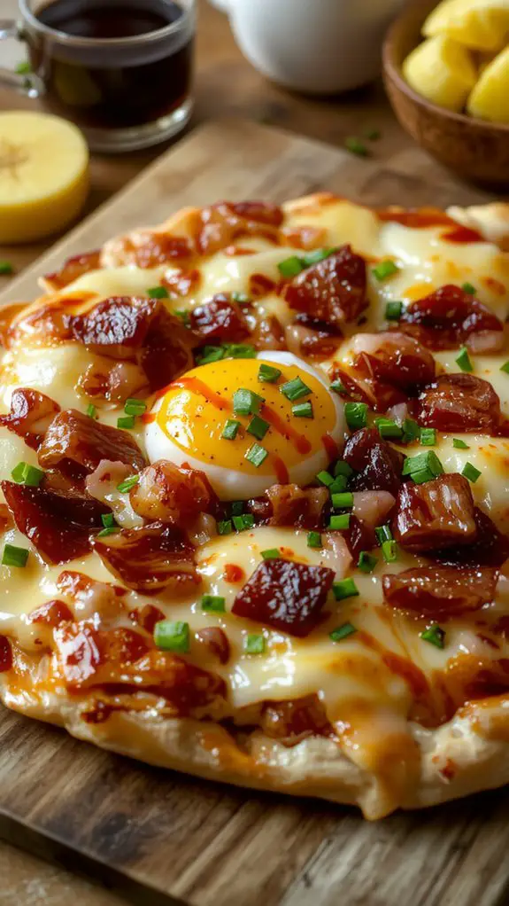 The Best Homemade Breakfast Pizza Recipe 1 easy morning pizza recipe