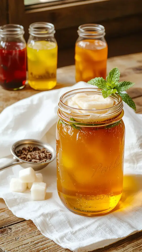 The Best Homemade Kombucha Recipe 3 ferment tea with scoby