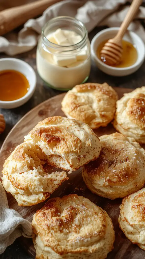 The Best Homemade 3 Ingredient Biscuit Recipe 3 flaky layered biscuit creation