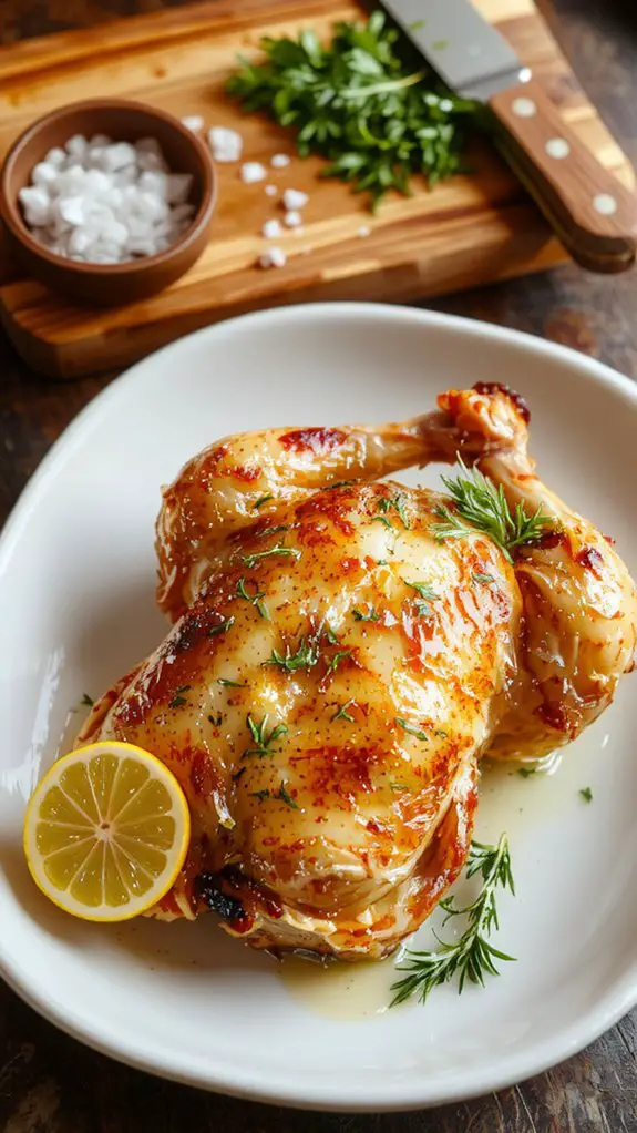 The Best Homemade Baked Chicken Recipe 3 flip check rest serve