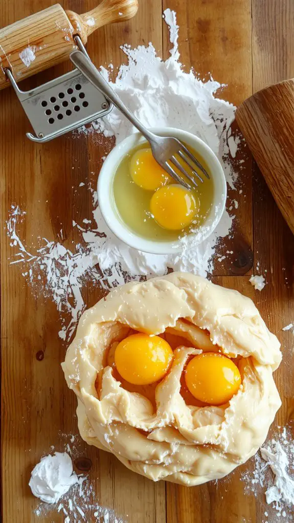 The Best Homemade Pasta Dough Recipe 1 flour eggs water salt