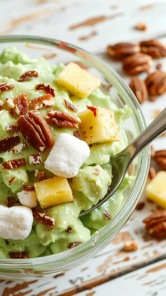 The Best Homemade Watergate Salad Recipe 3 folding creamy chill delight