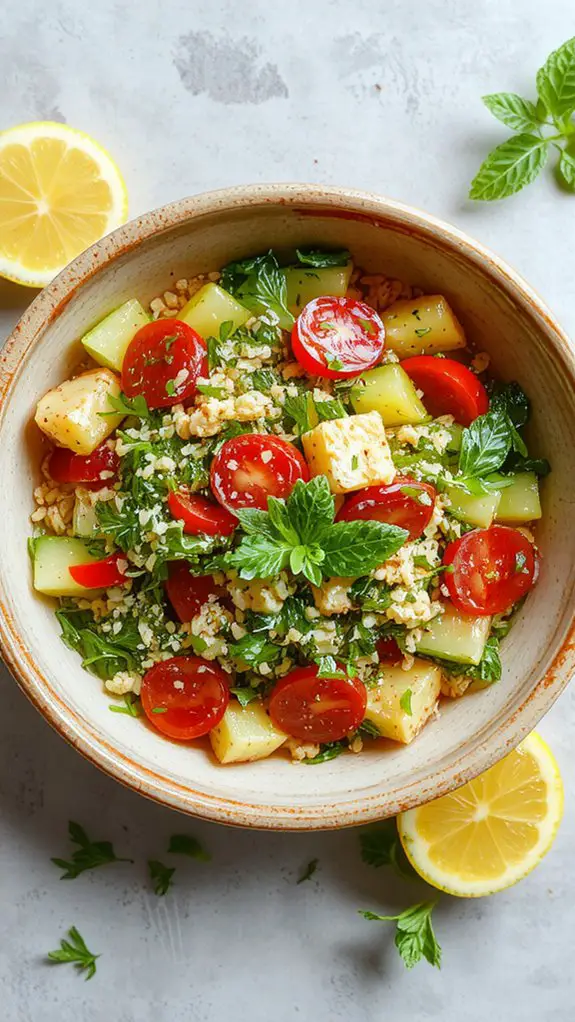 The Best Homemade Tabbouleh Recipe 2 fresh herb salad dish