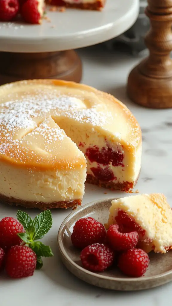 The Best Homemade New York Cheesecake Recipe 3 gentle baking prevents cracks