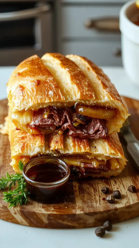 The Best Homemade French Dip Sandwich Recipe 3 golden toasted beef delight