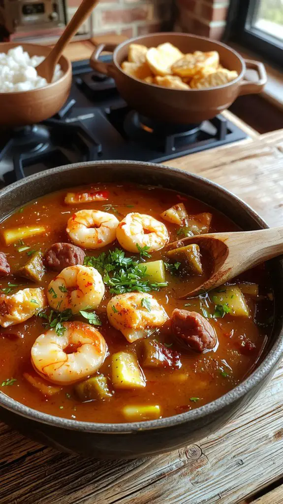 The Best Homemade Gumbo Gumbo Recipe 3 hearty cajun roux based stew