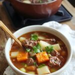 hearty homemade vegetable soup