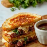 homemade french dip sandwich