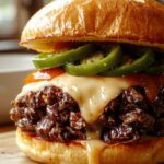 juicy cheesy steak sandwich