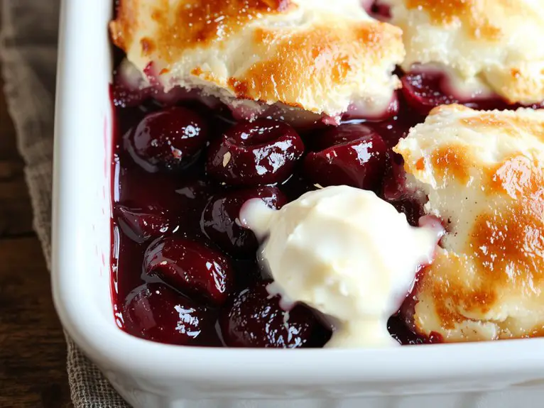 The Best Homemade Cherry Cobbler Recipe 2