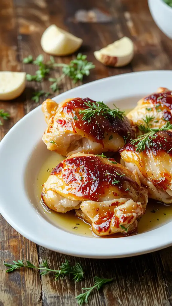 The Best Homemade Baked Chicken Thighs Recipe 1 juicy crispy thighs recipe