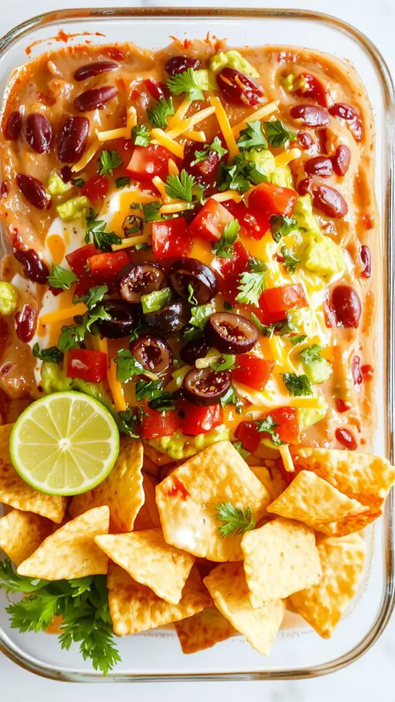 layered mexican dip favorites