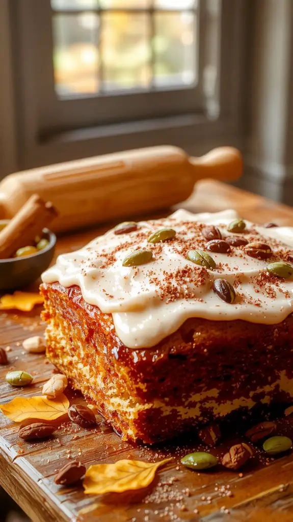 The Best Homemade Pumpkin Cake Recipe 3 mix bake cool enjoy