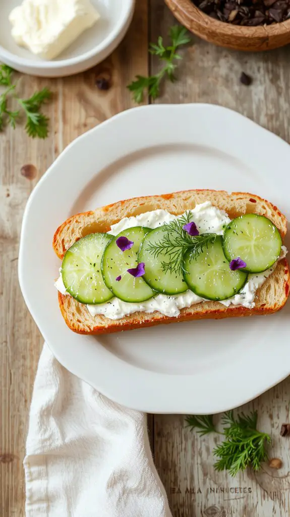 The Best Homemade Cucumber Sandwich Recipe 3 neat edges extra flavor