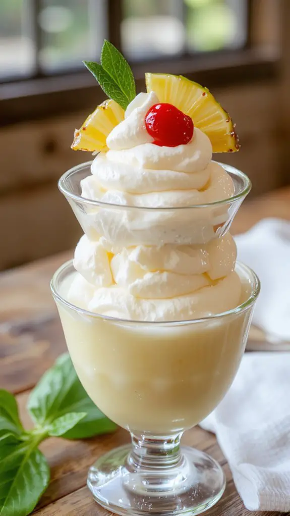 refreshing pineapple dessert