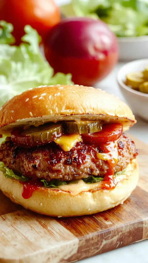 The Best Homemade Hamburger Recipe 3 rest toast layer enjoy