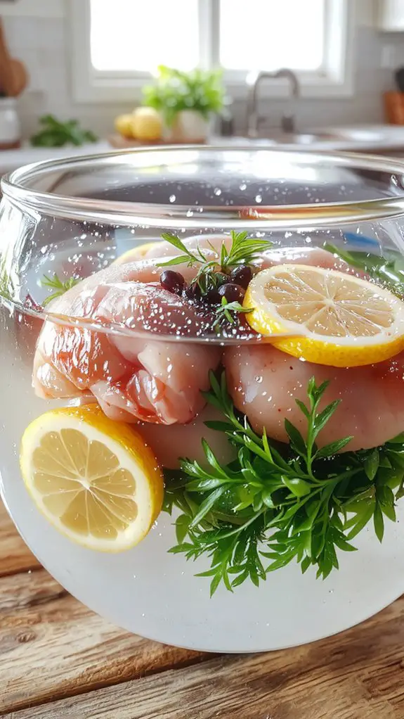 The Best Homemade Chicken Brine Recipe 3 room temperature rest