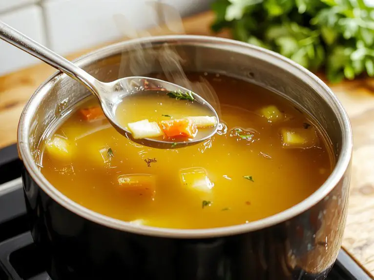 The Best Homemade Chicken Broth Recipe 2