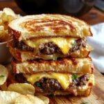 savory grilled onion sandwich