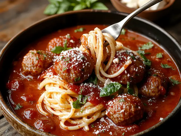 The Best Homemade Spaghetti and Meatballs Recipe 2