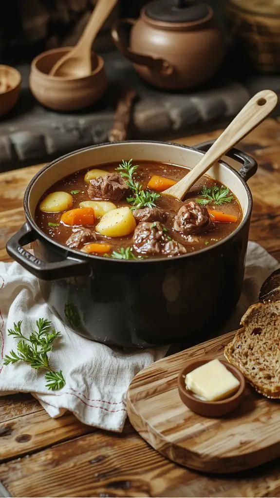 The Best Homemade Irish Stew Recipe 3 season reduce garnish rest