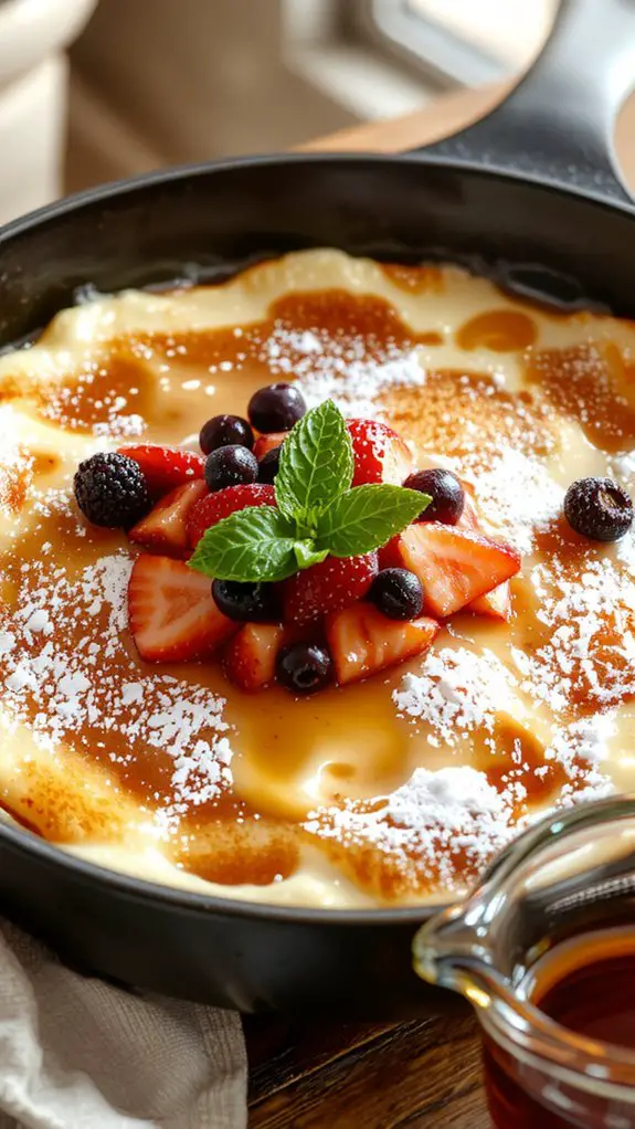 serve immediately after baking