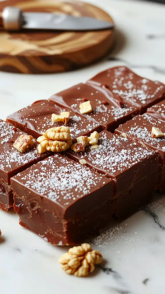 The Best Homemade Easy Fudge Recipe 3 set slice serve store