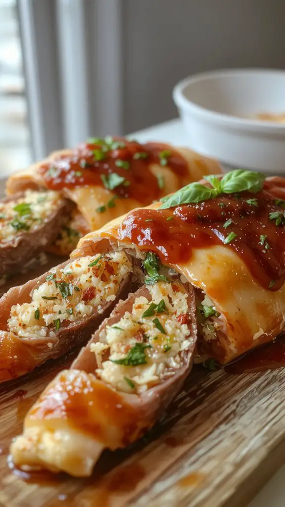 The Best Homemade Braciole Recipe 3 slow cook slice serve