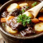 slow cooked hearty beef stew
