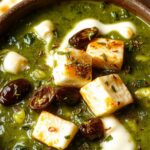 spinach cheese indian dish