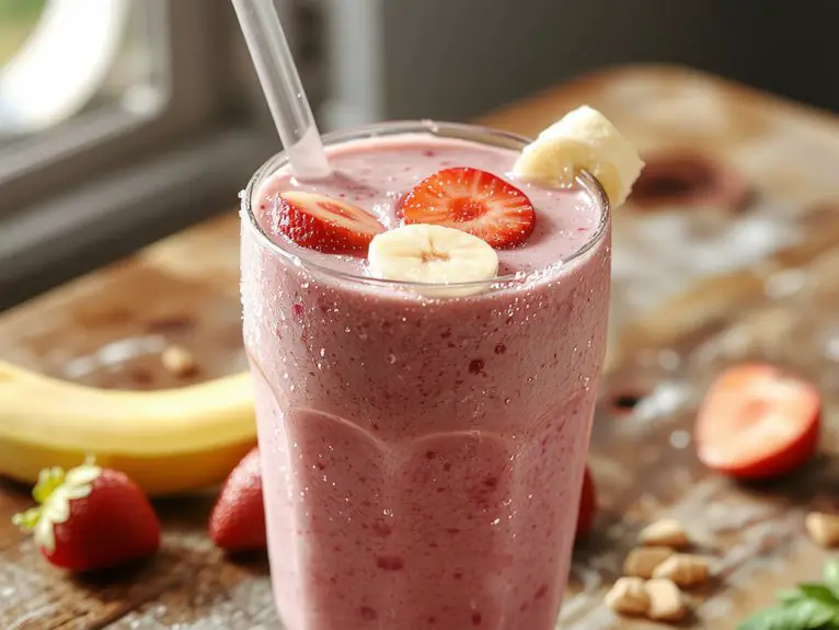 The Best Homemade Strawberry Banana Smoothie Recipe 2