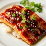 sweet soy glazed salmon