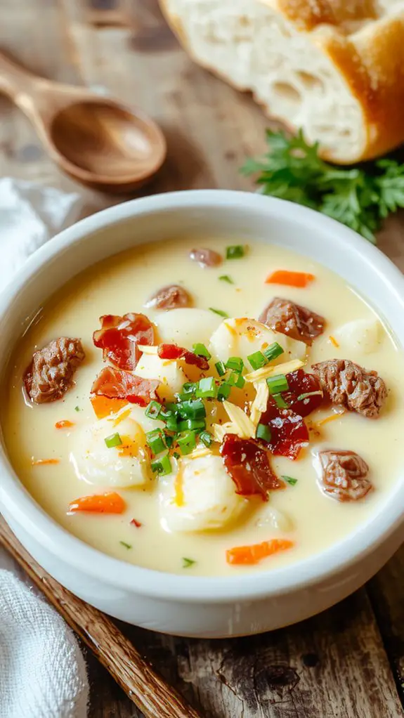 The Best Homemade Cheeseburger Soup Recipe 3 thick cheesy creamy soup