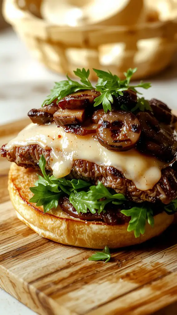 The Best Homemade Steak Sandwich Recipe 3 toast layer press slice