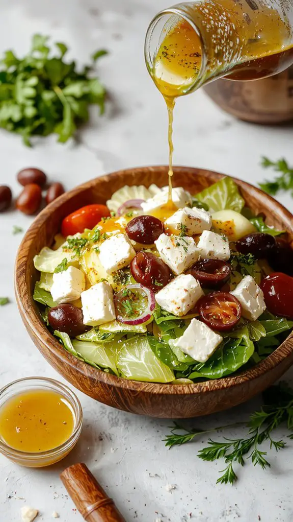 The Best Homemade Greek Dressing Recipe 3 whisk season rest serve