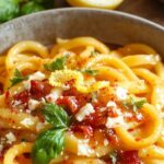 zesty creamy pasta dish