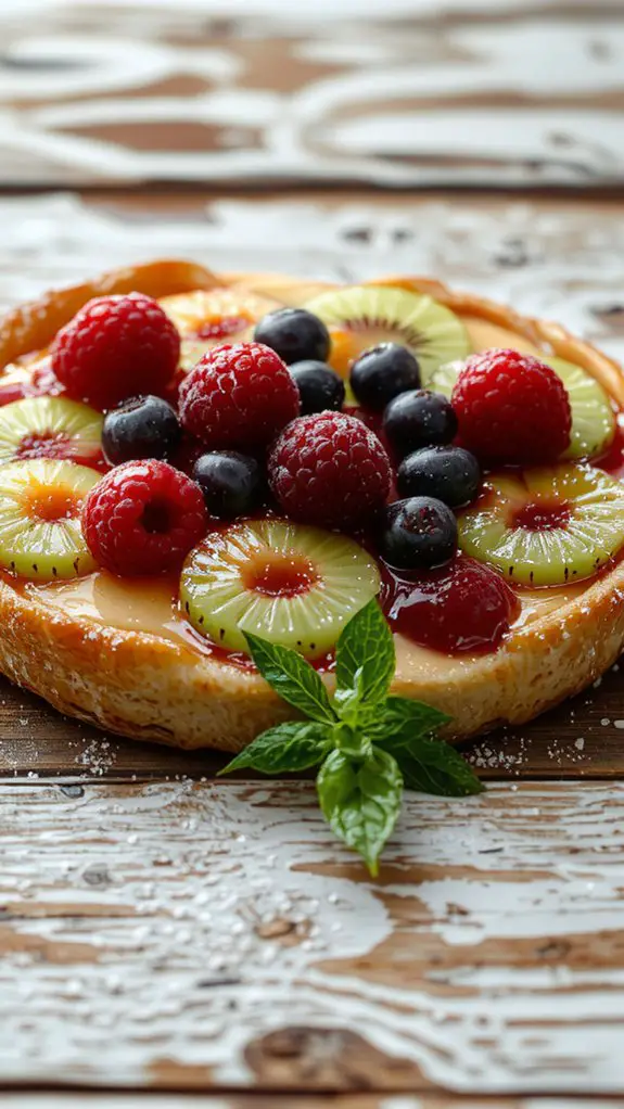 The Best Homemade Fruit Tart Recipe 3 arrange fruit glaze chill