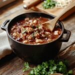 beefy bean chili dish
