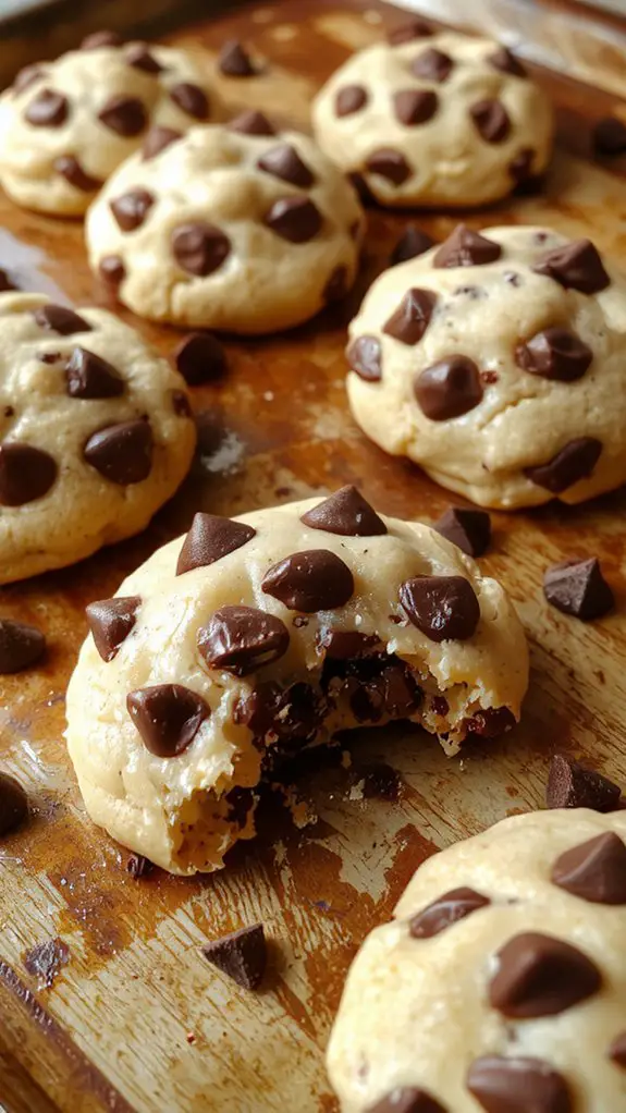 The Best Homemade Easy Chocolate Chip Cookie Recipe 3 chewy chocolate chip cookies