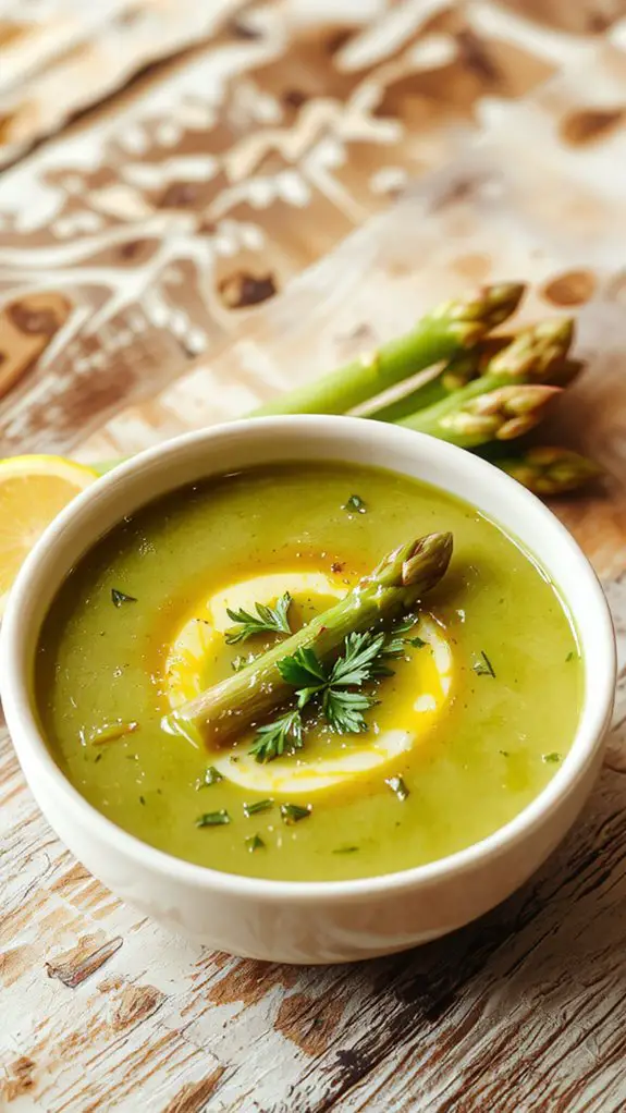 The Best Homemade Asparagus Soup Recipe 1 creamy asparagus soup recipe